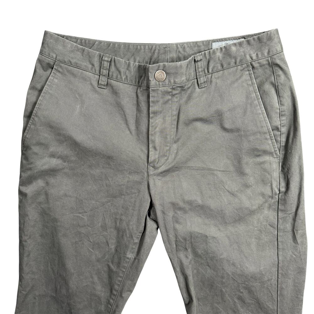 Bonobos Men’s 32x32 Dark Gray Slim Fit Chino Pants Stretch Casual Trousers